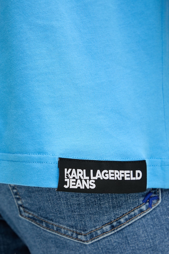 Karl Lagerfeld Jeans t-shirt da uomo in cotone A1M17002