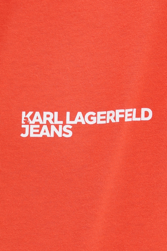 Karl Lagerfeld Jeans t-shirt da uomo in cotone A1M17003 arancione