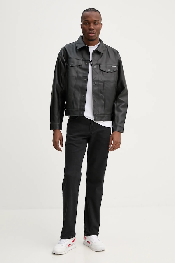 Karl Lagerfeld Jeans tričko pánske bavlnené A1M17044 biela SS26