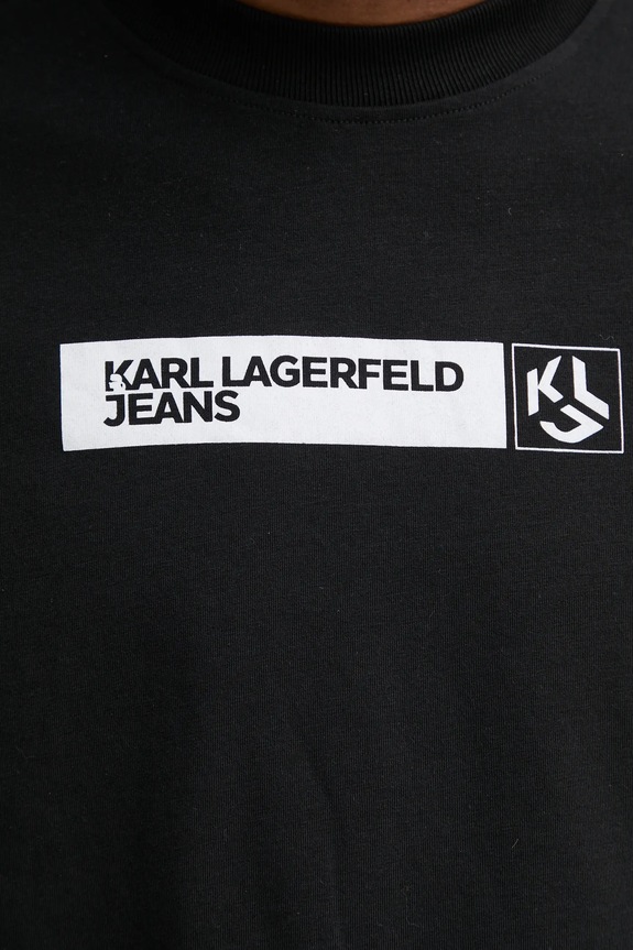 Karl Lagerfeld Jeans tricou A1M17112 negru