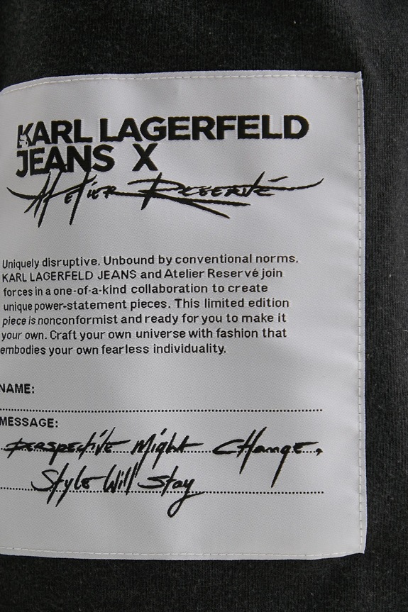 Pamučna majica Karl Lagerfeld Jeans A1M17153 siva