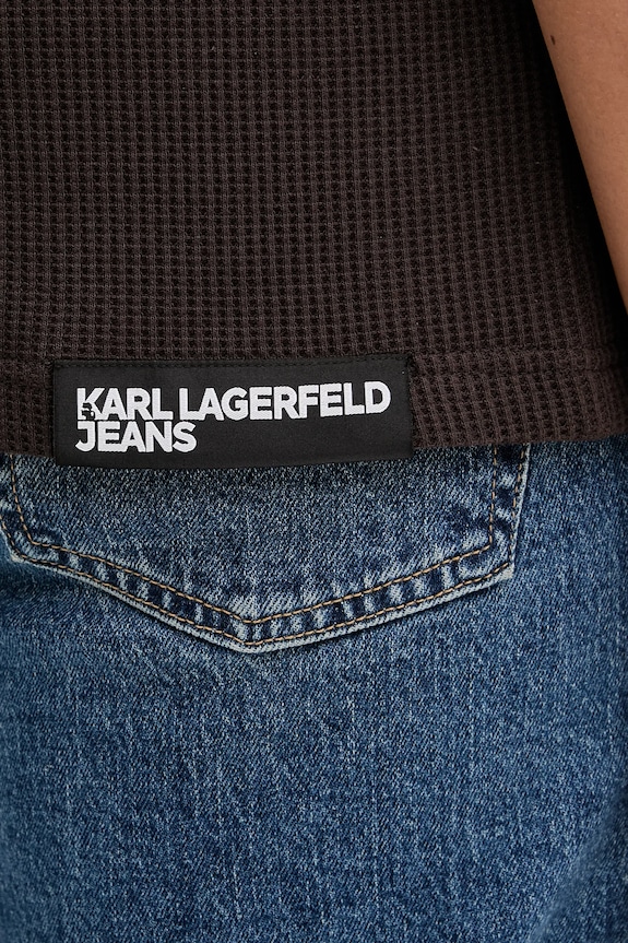 Βαμβακερό μπλουζάκι Karl Lagerfeld Jeans A1M17049