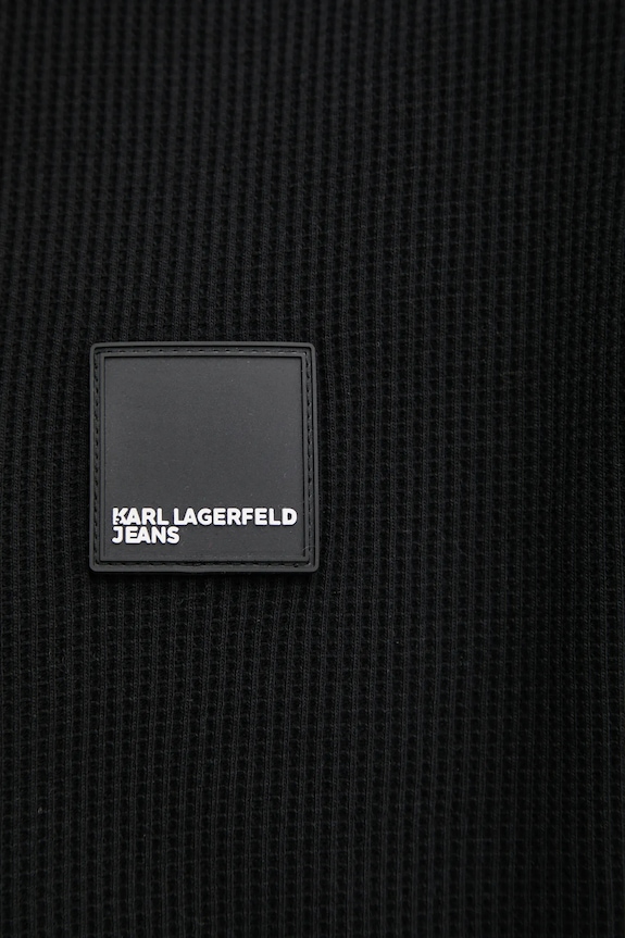 Bavlnené tričko Karl Lagerfeld Jeans A1M17049 čierna