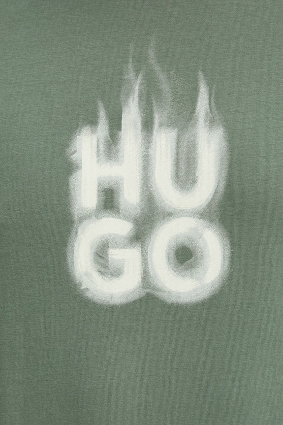 HUGO t-shirt zielony 50535363