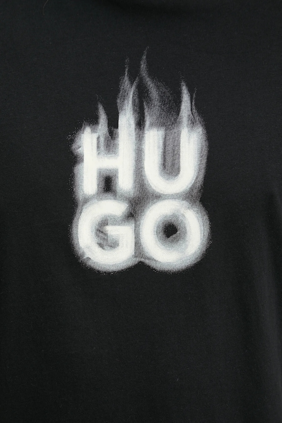 Тениска HUGO 50535363 черен