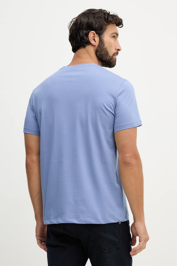 Ρούχα BOSS t-shirt Ανδρικό βαμβακερό T-ShirtRN 365 50531401 μπλε