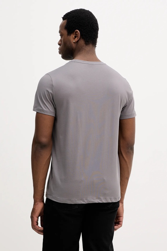 Îmbrăcăminte BOSS tricou bărbătesc din bumbac T-ShirtRN 365 50531401 gri