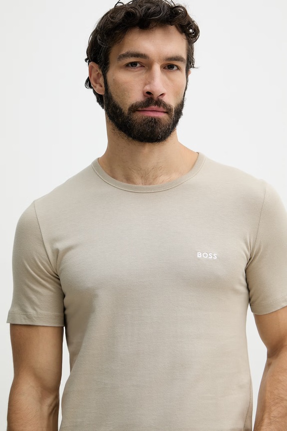 BOSS tričko pánske bavlnené TShirtRN 3P Classic 3-pak 50532468
