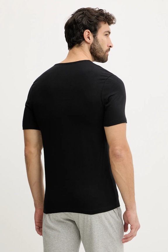 BOSS tričko pánske bavlnené TShirtRN 3P Classic 3-pak 50532468 tmavomodrá