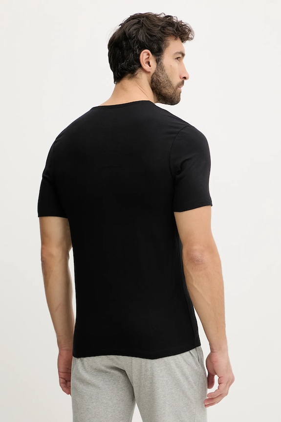 BOSS tričko pánske bavlnené TShirtRN 3P Classic 3-pak 50532468 tmavomodrá