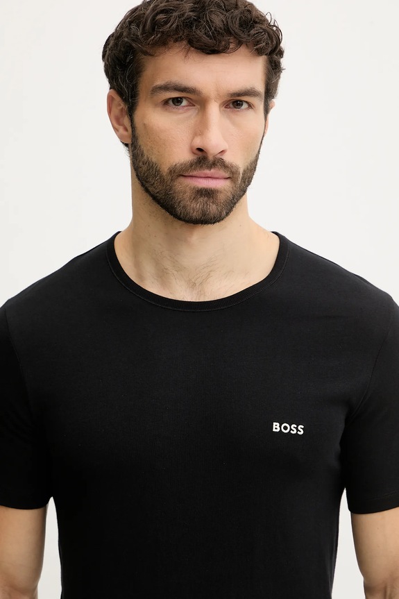 BOSS tričko pánske bavlnené TShirtRN 3P Classic 3-pak 50532468
