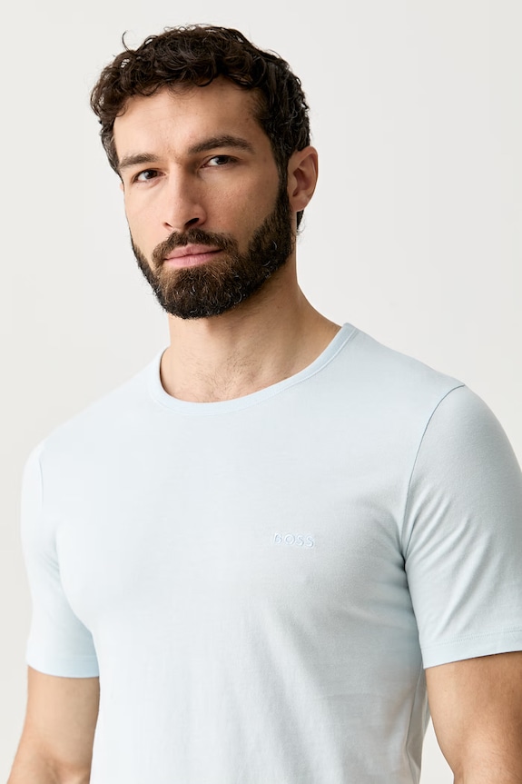 BOSS T-shirt męski bawełniany TShirtRN 3P Classic 3-pack 50532468
