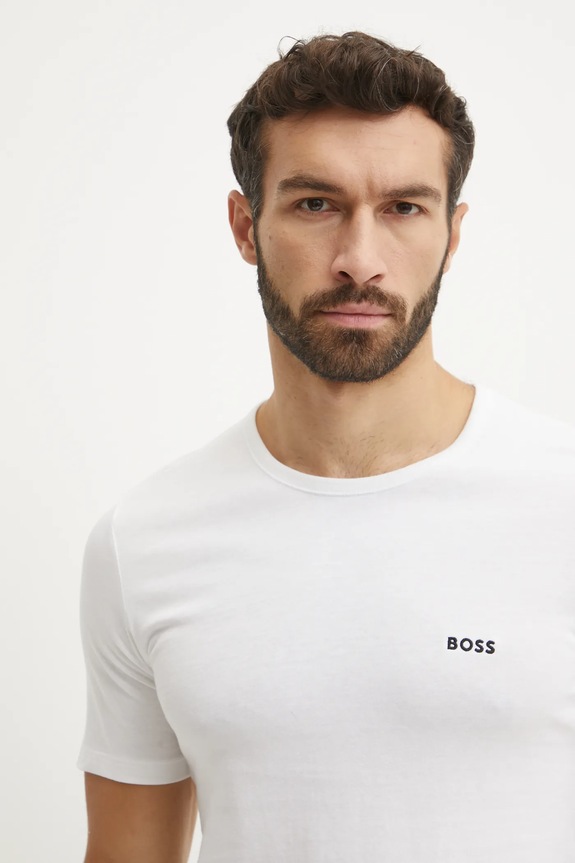 BOSS tričko pánské bavlněné TShirtRN 3P Classic 3-pack 50532468