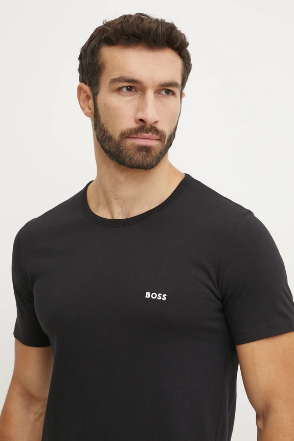 BOSS tričko pánské bavlněné TShirtRN 3P Classic 3-pack 50532468