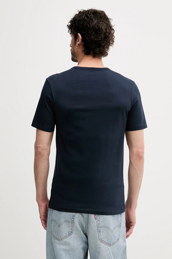 Bavlnené tričko BOSS 3-pak TShirtRN 3P Classic 50532470 tmavomodrá