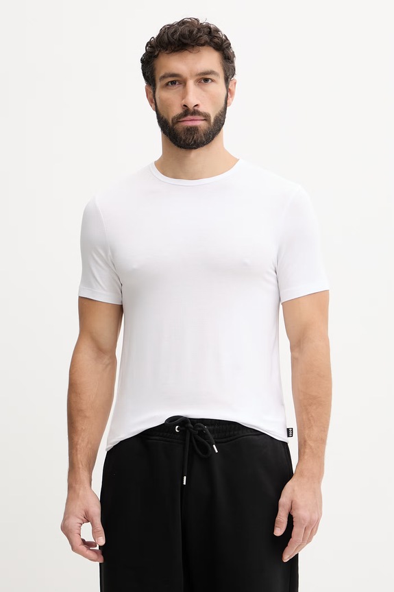 BOSS t-shirt Ανδρικό με βισκόζη TShirt RN 3P Bamboo 3-pack κανονικό λευκό 50534019