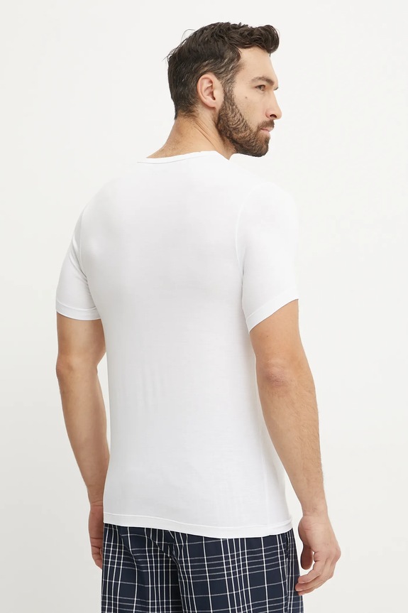 Ρούχα BOSS t-shirt Ανδρικό με βισκόζη TShirt RN 3P Bamboo 3-pack 50534019 λευκό