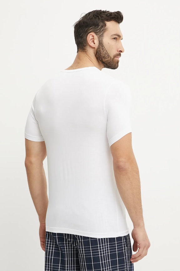 Ρούχα BOSS t-shirt Ανδρικό με βισκόζη TShirt RN 3P Bamboo 3-pack 50534019 λευκό
