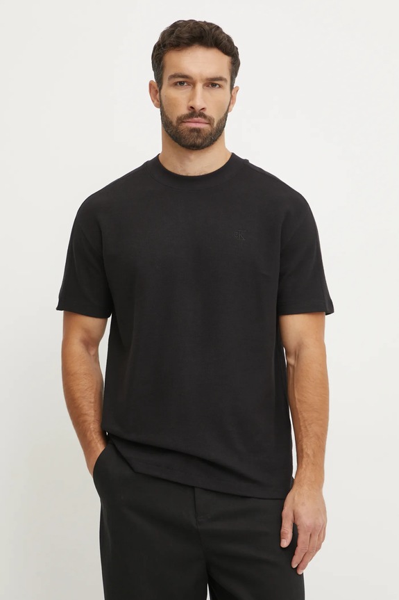 Tričko Calvin Klein Jeans černá J30J326752