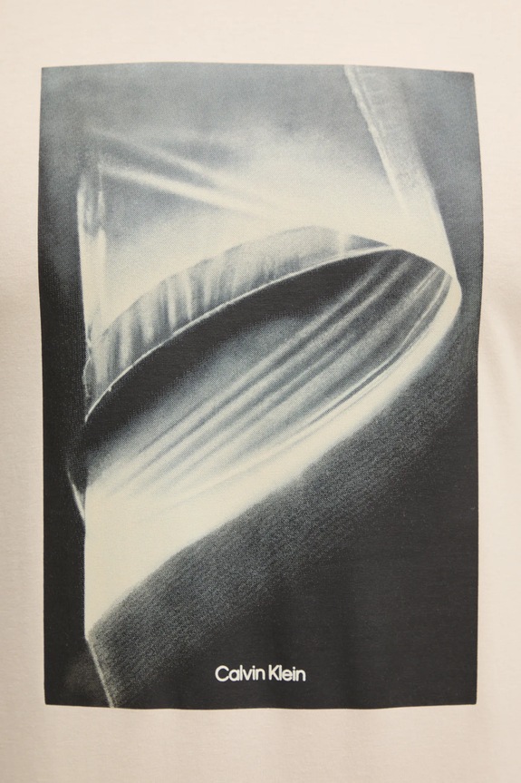 Calvin Klein t-shirt K10K113797 beżowy