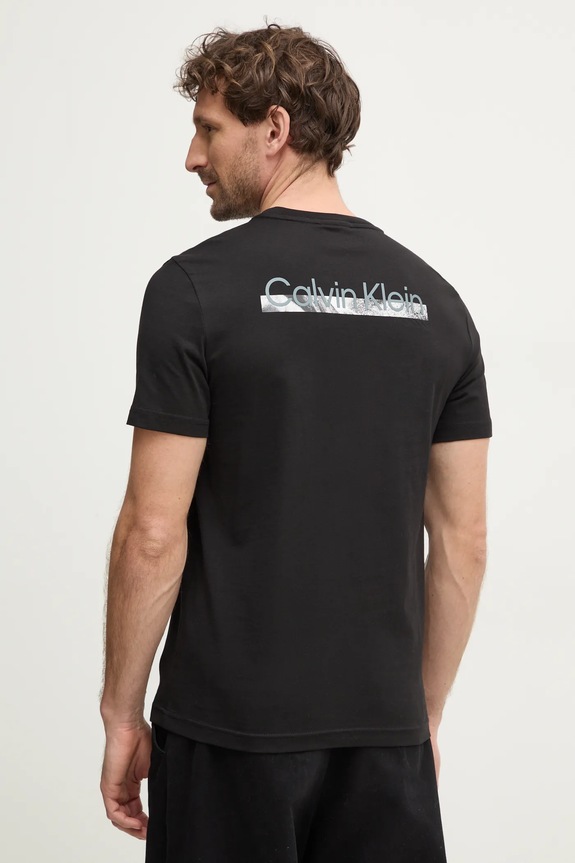 Odzież Calvin Klein t-shirt bawełniany K10K113799 czarny