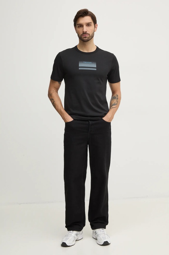 Calvin Klein t-shirt K10K113803 czarny SS25