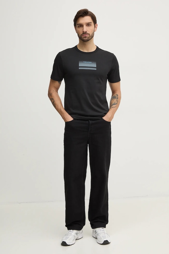 Calvin Klein t-shirt K10K113803 czarny SS25