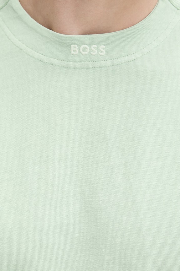 BOSS Orange футболка для мужчин из хлопка Te_Dye_ 50521805 зелёный