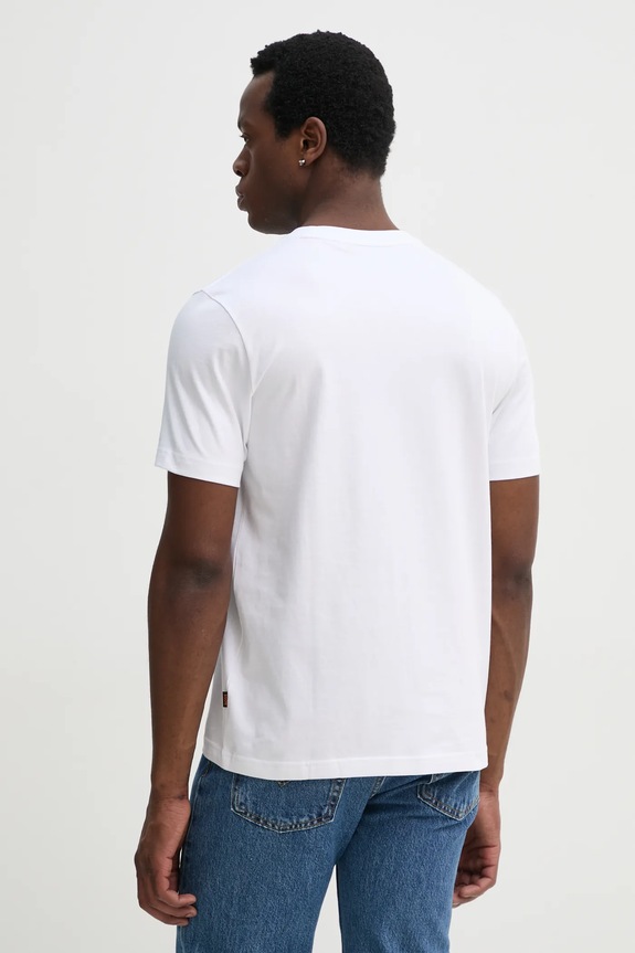 Îmbrăcăminte BOSS Orange tricou din bumbac 50535079 alb