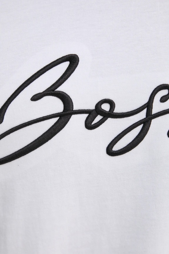 BOSS t-shirt bawełniany 50531309 biały