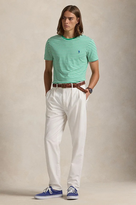 Clothing Polo Ralph Lauren cotton t-shirt 710956828 green
