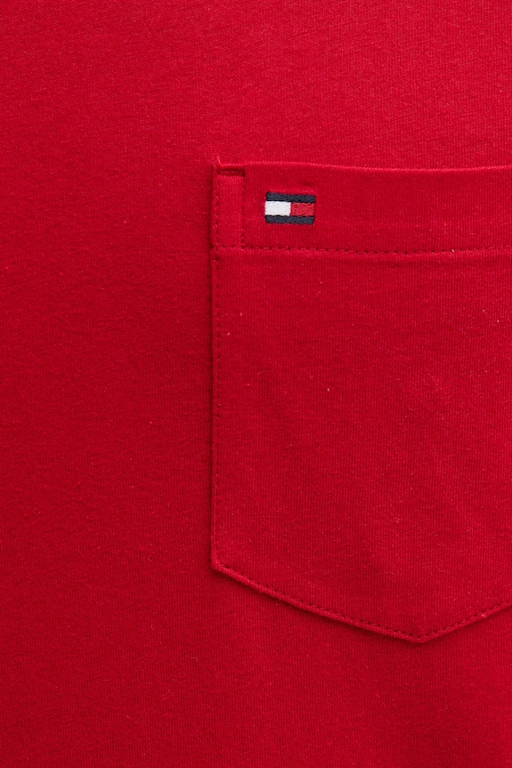 Tommy Hilfiger tričko pánske bavlnené červená MW0MW37283
