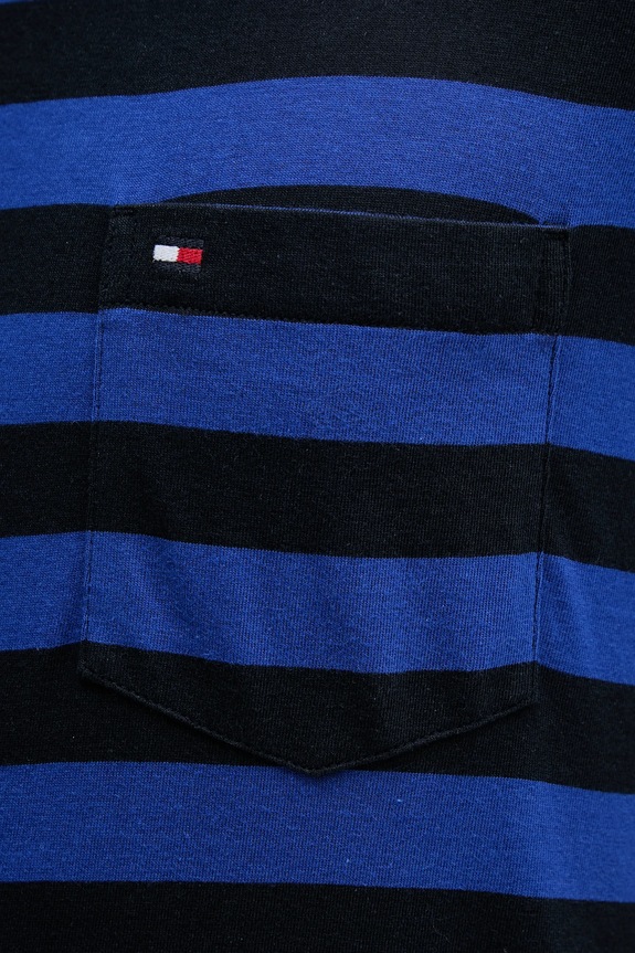 Tommy Hilfiger tričko pánske bavlnené tmavomodrá MW0MW37283