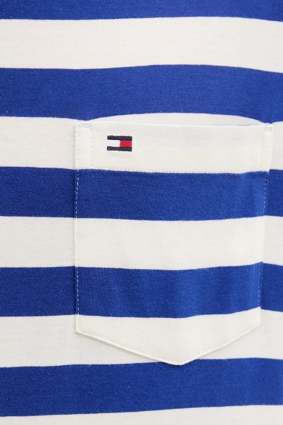 Tommy Hilfiger tričko pánske bavlnené tmavomodrá MW0MW37283