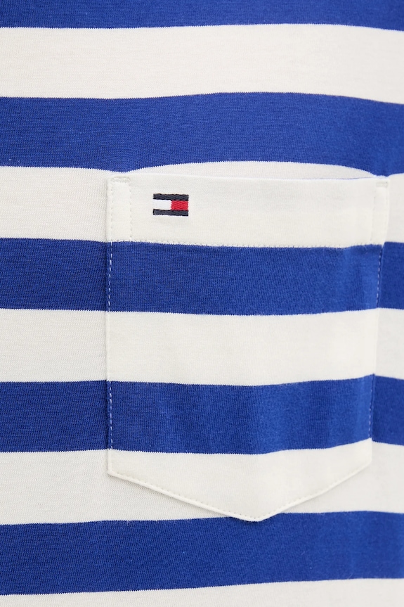 Tommy Hilfiger tričko pánske bavlnené tmavomodrá MW0MW37283