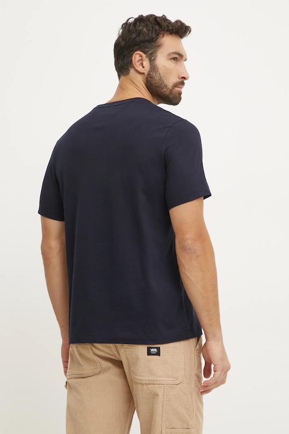 Oblečenie Tommy Hilfiger tričko pánske bavlnené MW0MW37283 tmavomodrá