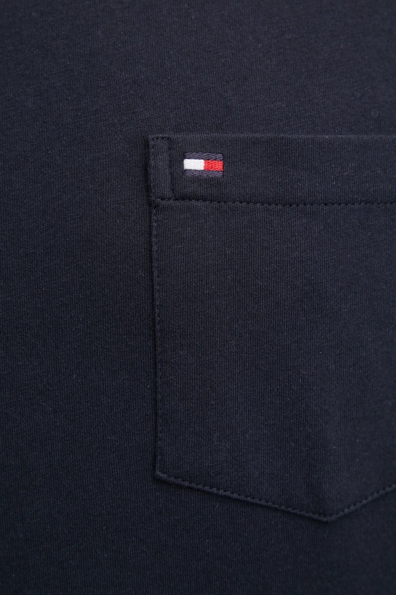 Tommy Hilfiger tričko pánske bavlnené MW0MW37283 tmavomodrá
