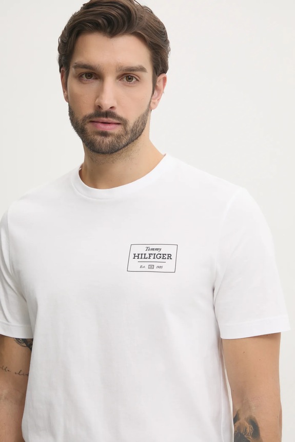 Tommy Hilfiger t-shirt in cotone bianco MW0MW37454