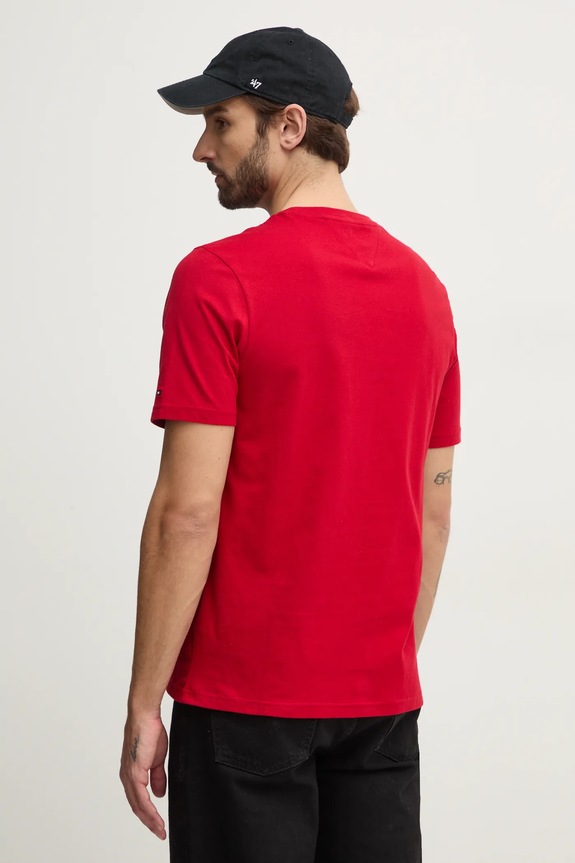 Îmbrăcăminte Tommy Hilfiger tricou MW0MW38980 rosu