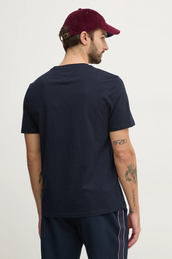 Îmbrăcăminte Tommy Hilfiger tricou MW0MW38980 bleumarin