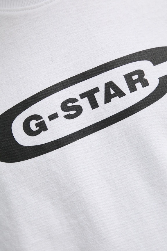 Bavlněné tričko G-Star D26350.C336 bílá