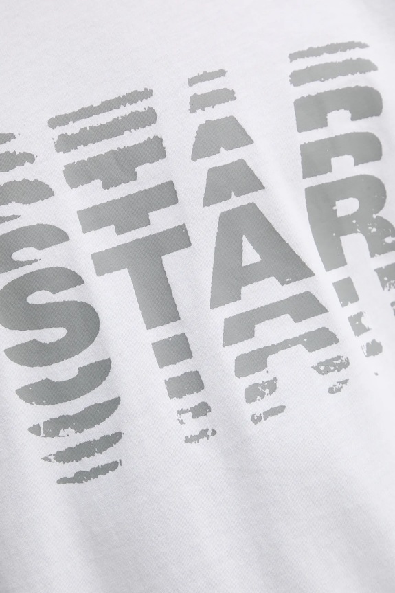 Bavlnené tričko G-Star D25140.336 biela