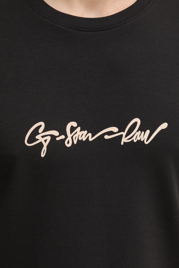 G-Star t-shirt bawełniany D25150.C812 czarny