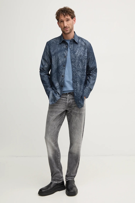 G-Star t-shirt in cotone D19070.C723. blu SS25