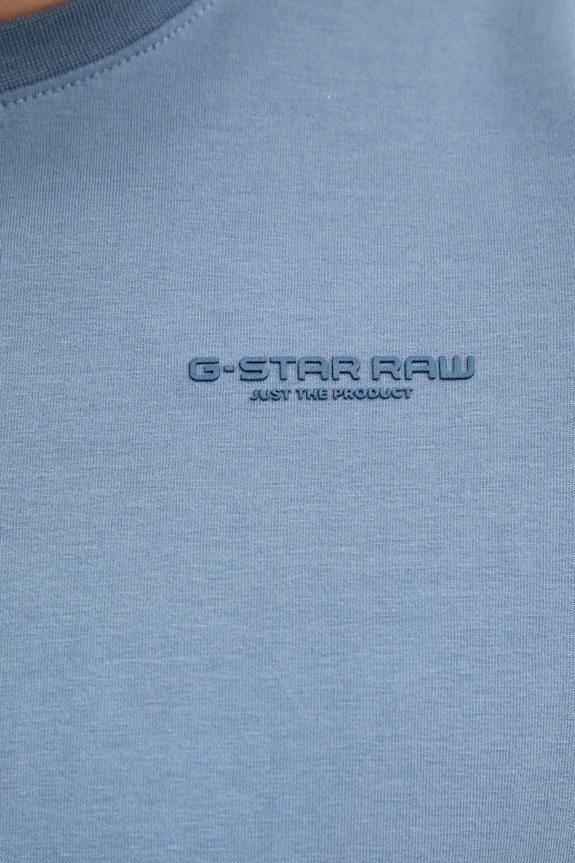 G-Star t-shirt in cotone D19070.C723. blu