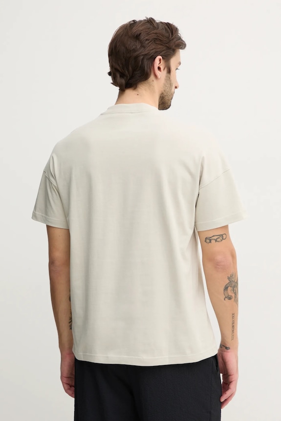 Odzież adidas t-shirt bawełniany ALL SZN JI6403 beżowy