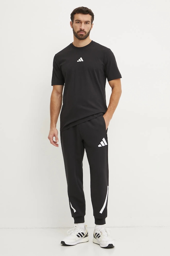 Pamučna majica adidas M T CE SPACE T JI6791 crna SS25