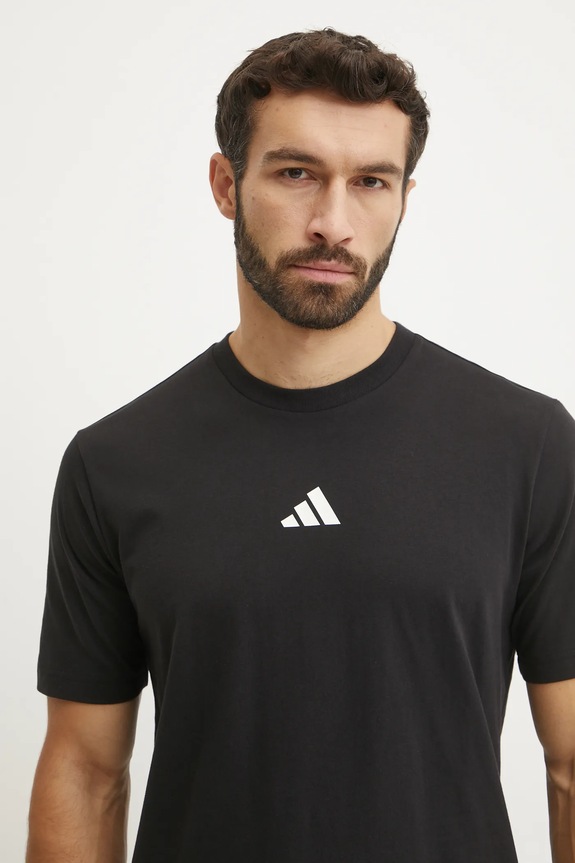 Pamučna majica adidas M T CE SPACE T crna JI6791