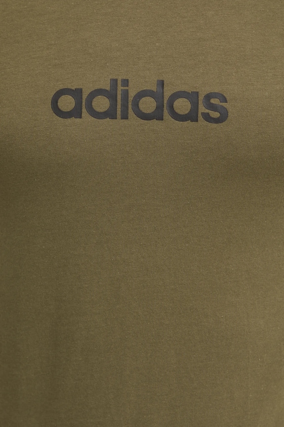 adidas t-shirt in cotone Essentials Linear JE9001 verde
