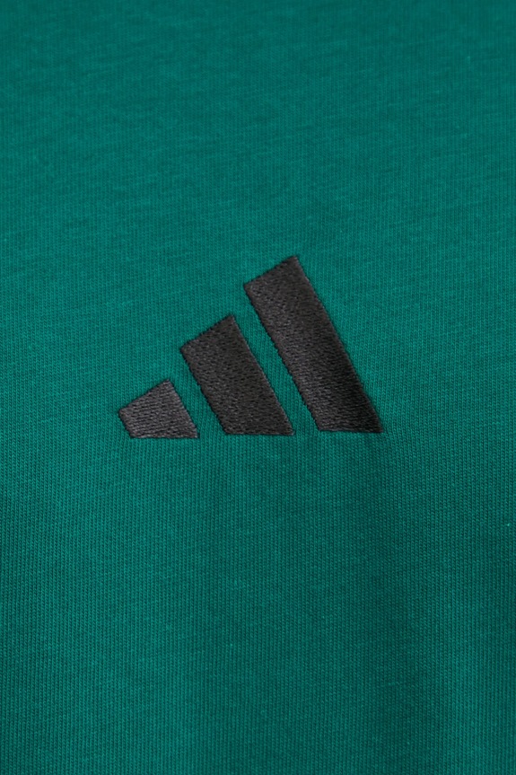 Bavlnené tričko adidas Essential JF1096 zelená